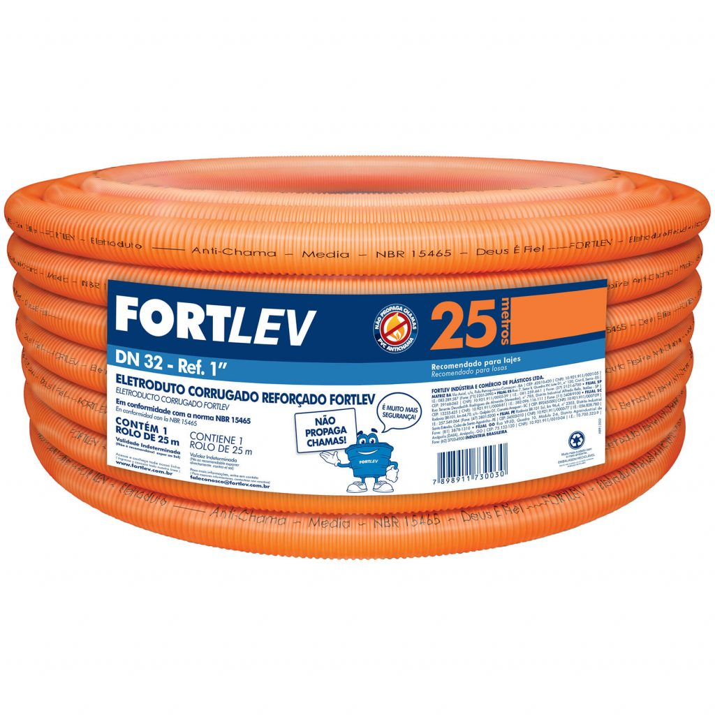 ELETROD PVC CORRUG 32MMX25MT LJ C/ NORMA