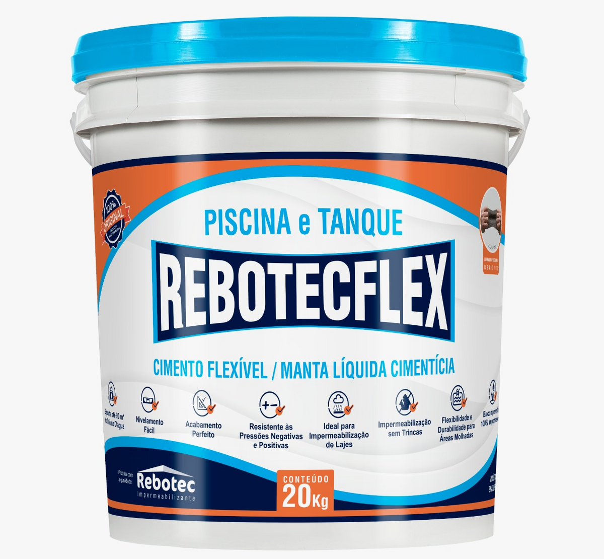 REBOTEC FLEX PISCINA MANTA LIQ 20KG