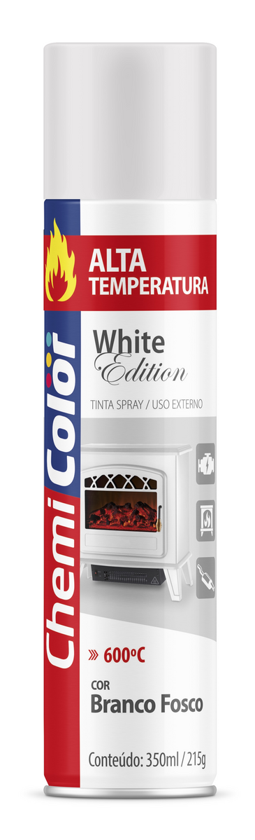 TINTA SPRAY A.TEMP BRANCO FO 400ML 250GR