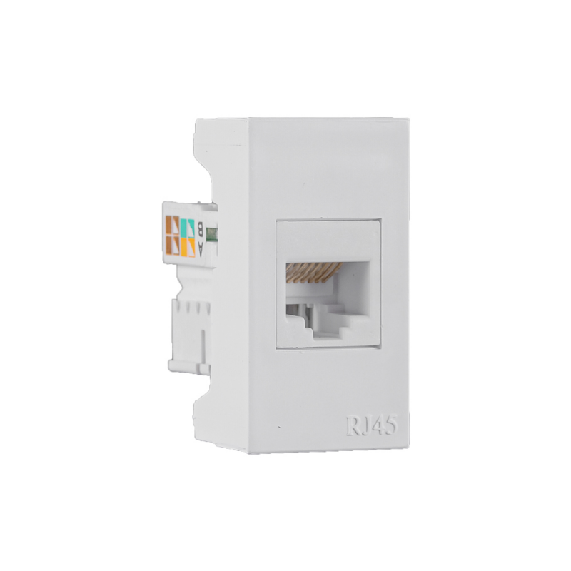 SLIM/LEV MOD BR 1TOM RJ45 8FIOS CAT6
