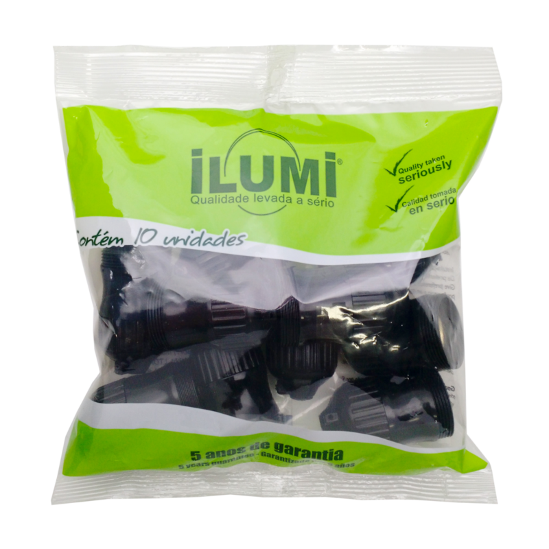 SOQUETE S/CHAVE C/BORNE PT 2A 250V 10PC