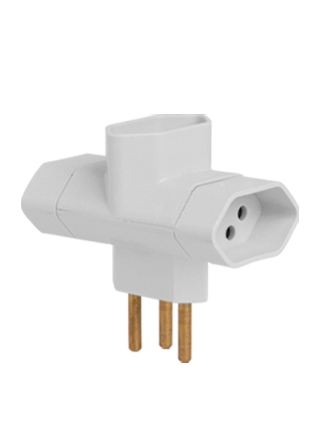 PINO ADAPT TIPO T 2P+T CZ 10A