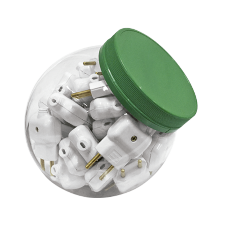 PLUG 2P MACHO 10A CZ PREN CB 40PC POTE