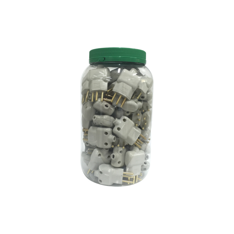 PLUG 2P+T MACHO 10A CZ PREN CB 60PC POTE
