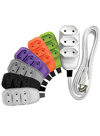 EXTENSAO PL 2P 2X0,75 1,5MT BR COMPACT