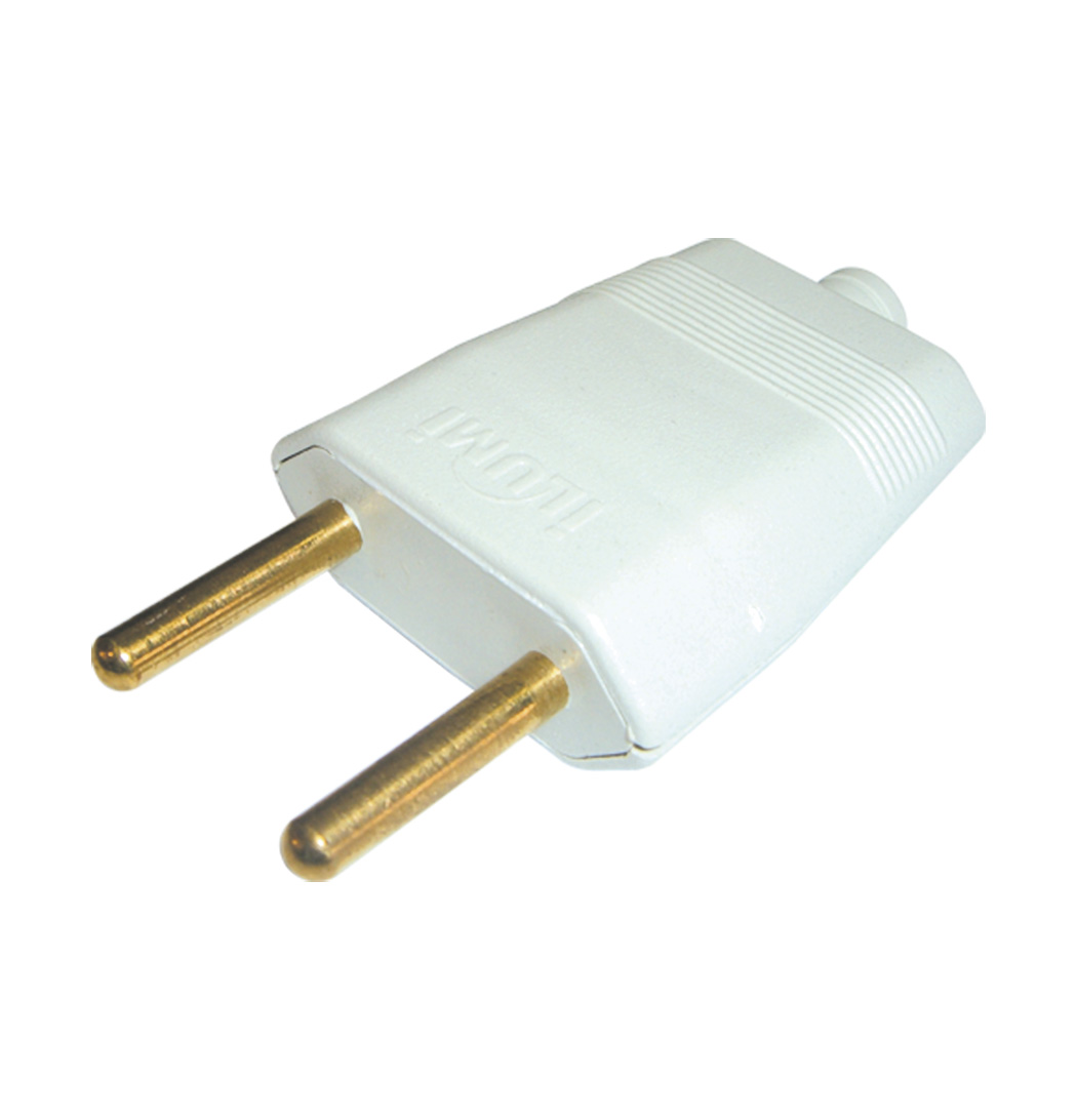 PLUG 2P MACHO 10A CZ 10PC