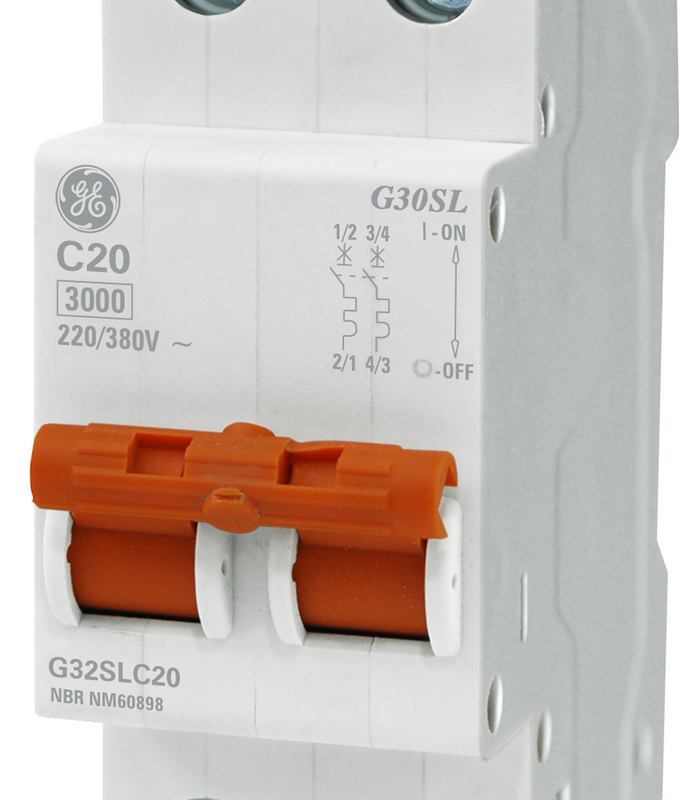 DISJUNTOR DIN BIPOLAR  16A-C