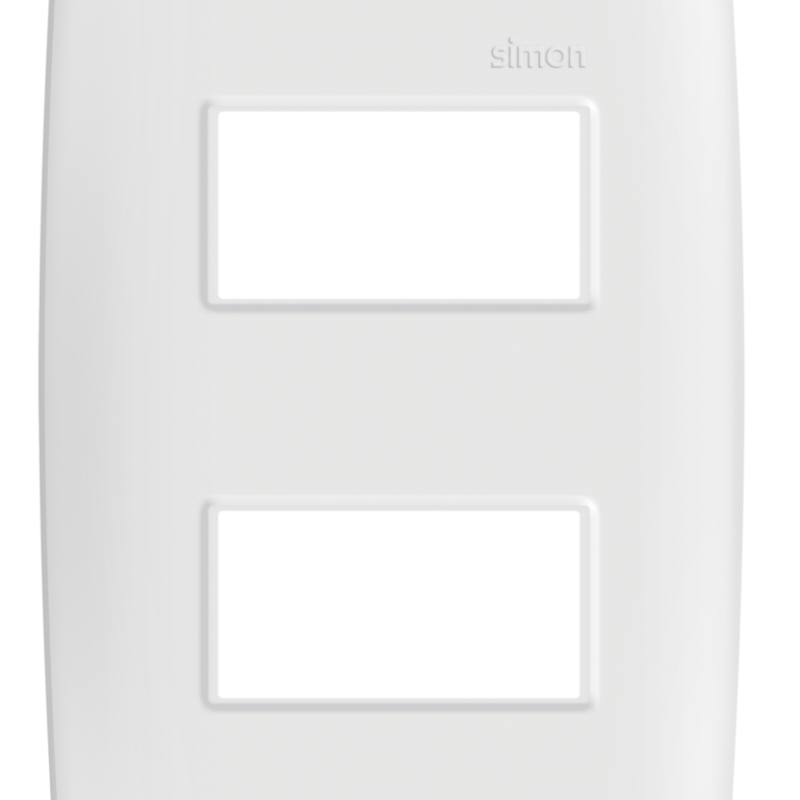 SIMON 30 PLACA 4X2 2MOD SEP C/SUPORTE