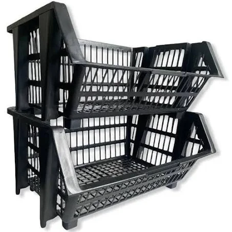CESTO EXPOSITOR PQ 20X44X34CM PRETO