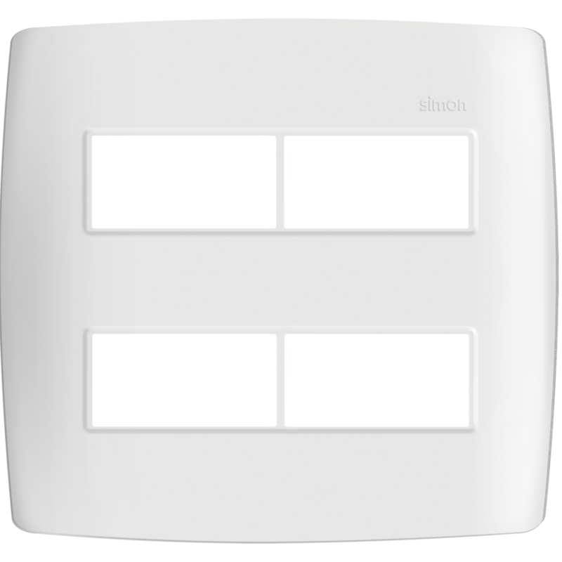 SIMON 30 PLACA 4X4 4MOD C/SUPORTE
