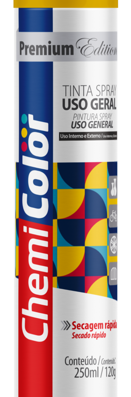 TINTA SPRAY U.G AMARELO 250ML 120GR