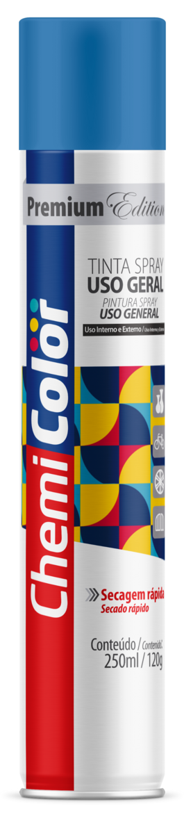 TINTA SPRAY U.G AZUL CLA 250ML 120GR