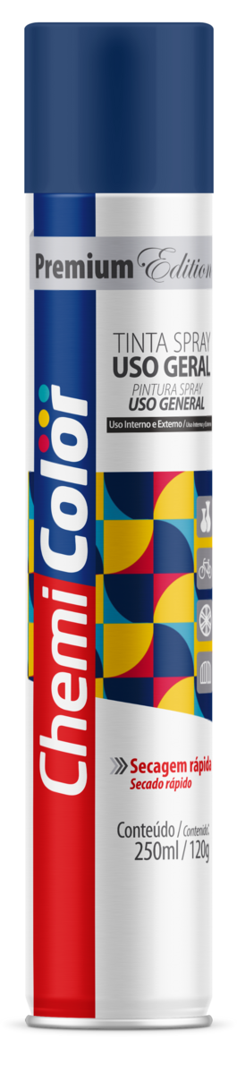 TINTA SPRAY U.G AZUL ESC 250ML 120GR