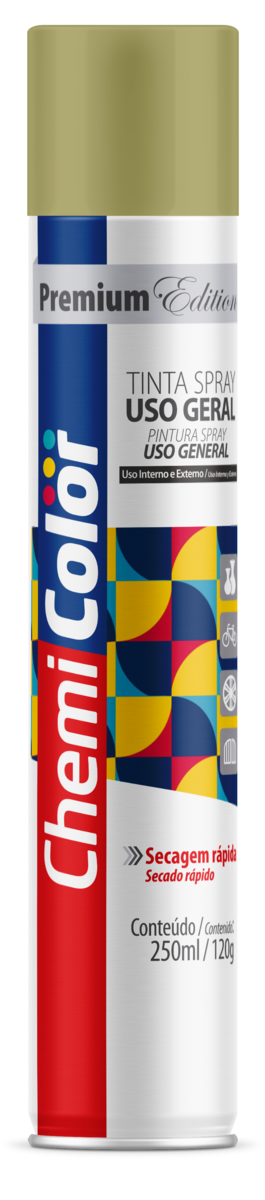 TINTA SPRAY U.G DOURADO 250ML 120GR