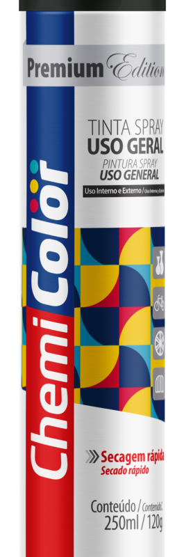 TINTA SPRAY U.G PRETO BRIL 250ML 120GR