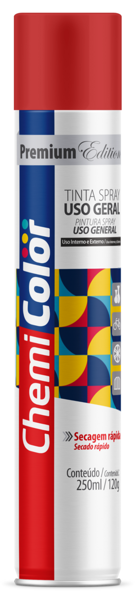 TINTA SPRAY U.G VERMELHO 250ML 120GR