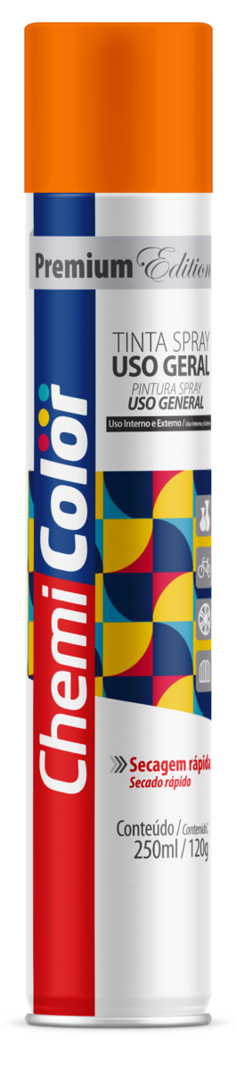 TINTA SPRAY U.G LARANJA 250ML 120GR