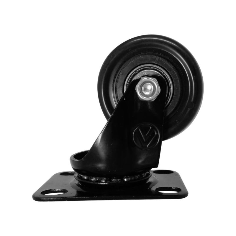 RODIZIO GIRAT 2″ PVC PRETO