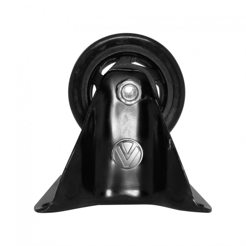 RODIZIO FIXO 3″ PVC PRETO S/FREIO