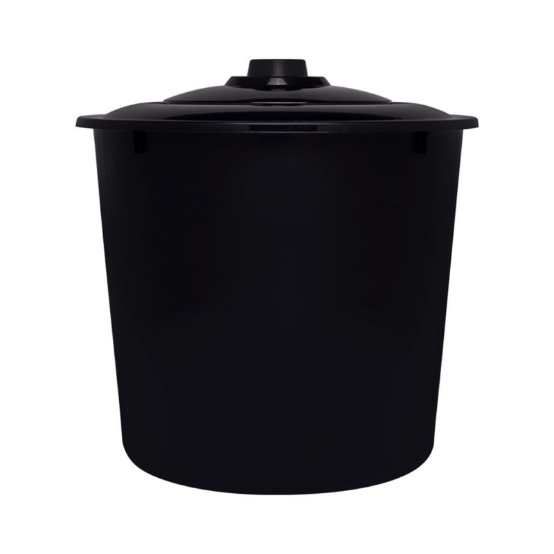 LIXEIRA PLAST C/TAMPA 5,5LT PT