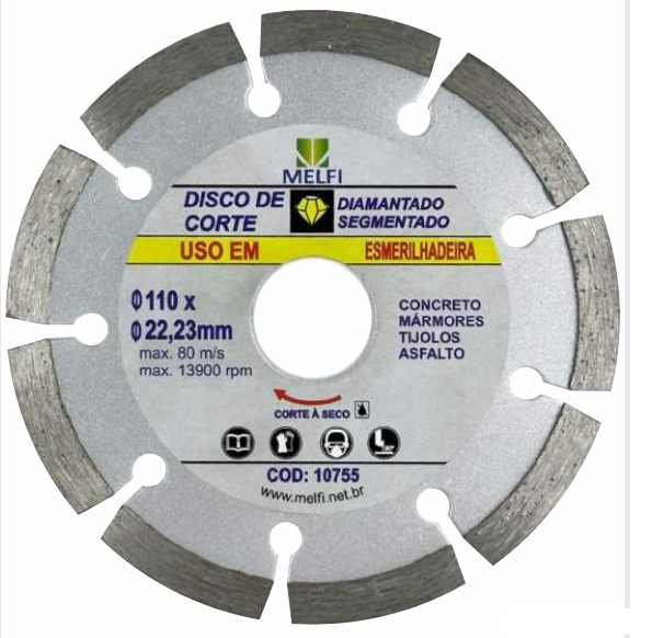 DISCO DIAM SEGM 110X22MM