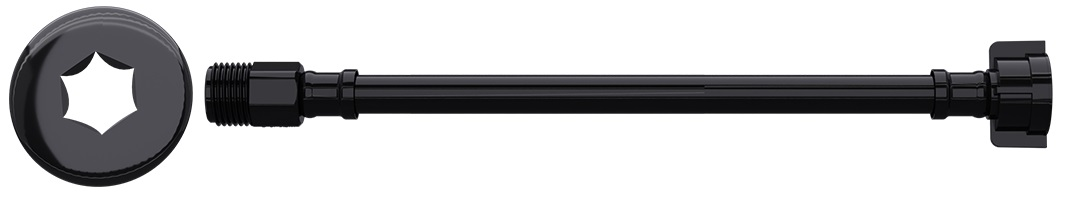 ENGATE PVC FLEX 1/2" 60CM PT