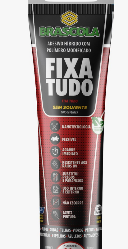 ADESIVO FIXA TUDO BRANCO 80GR