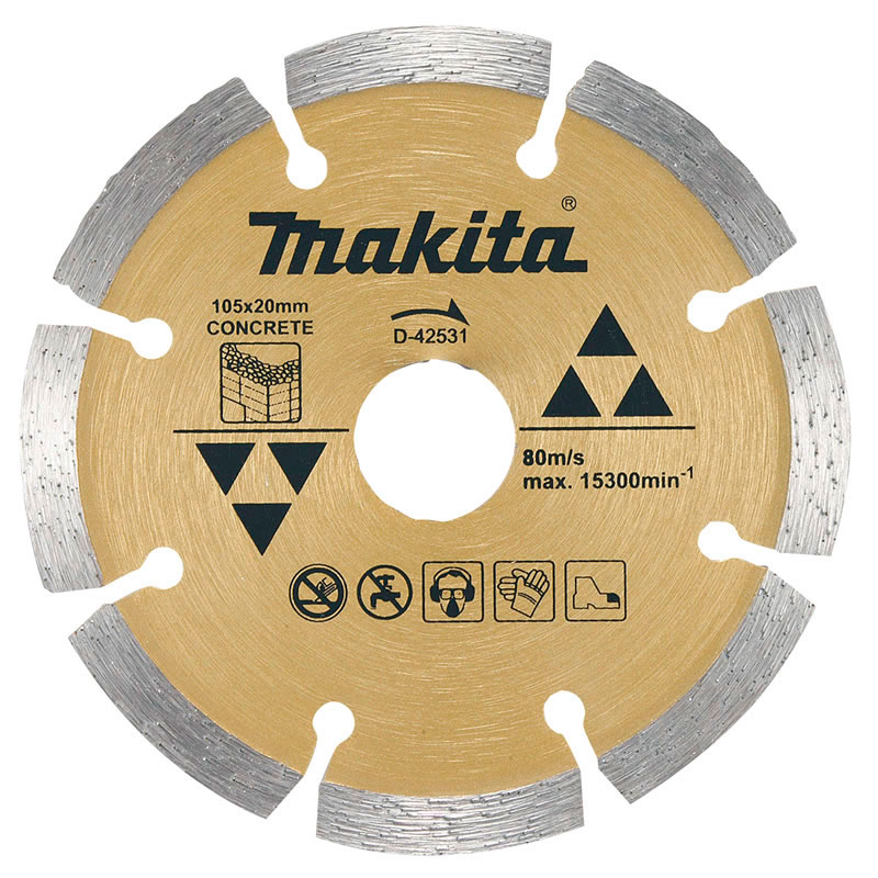 DISCO DIAM SEGM 105MM P/CONCRETO