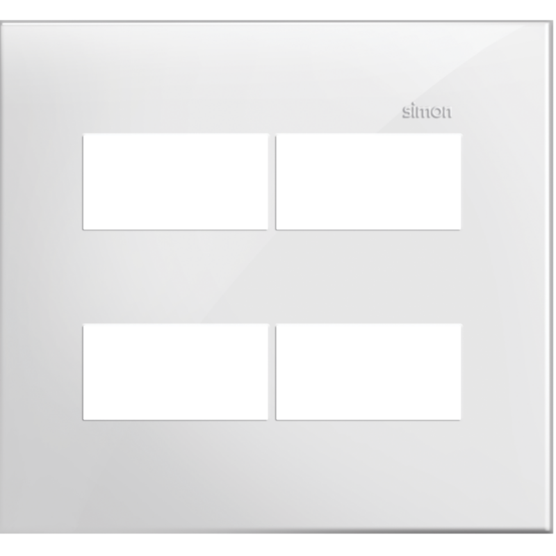 SIMON 35 PLACA 4X4 4MOD SEP