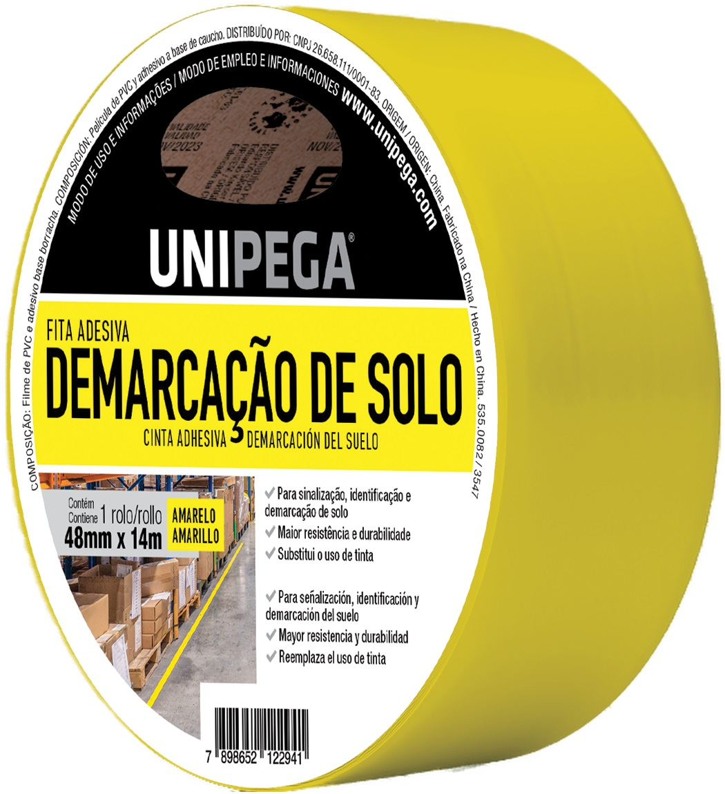 FITA DEMARCACAO SOLO 48MMX14MT AM