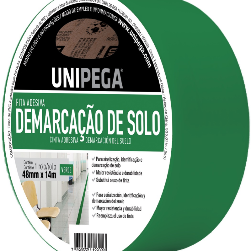 FITA DEMARCACAO SOLO 48MMX14MT VD