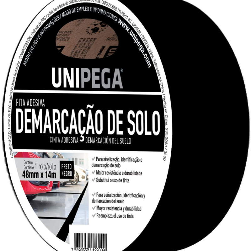 FITA DEMARCACAO SOLO 48MMX14MT PT