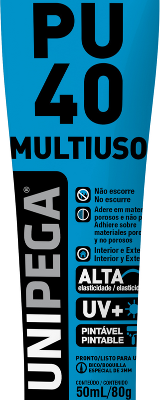 SELANTE PU BRANCO  80GR PU40