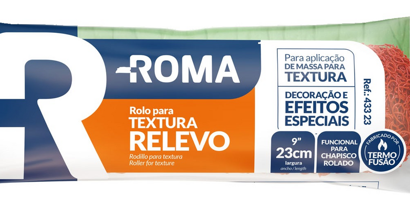 ROLO DE TEXTURA 23CM RELEVO 433 23