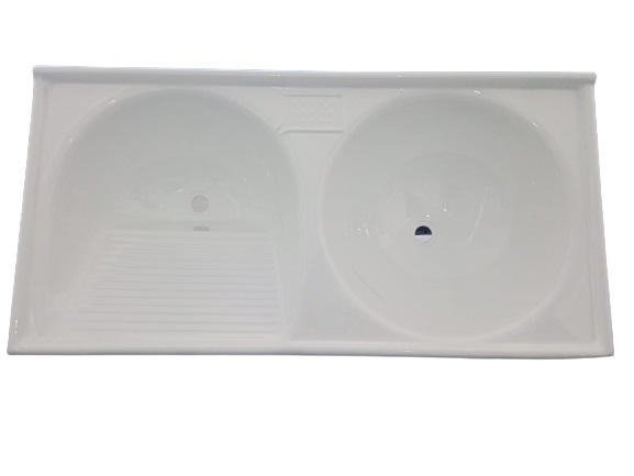TANQUE DE FIBRA DUPLO 1,20X60CM BR