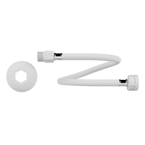 ENGATE PVC FLEX 1/2" 50CM REFORCADO