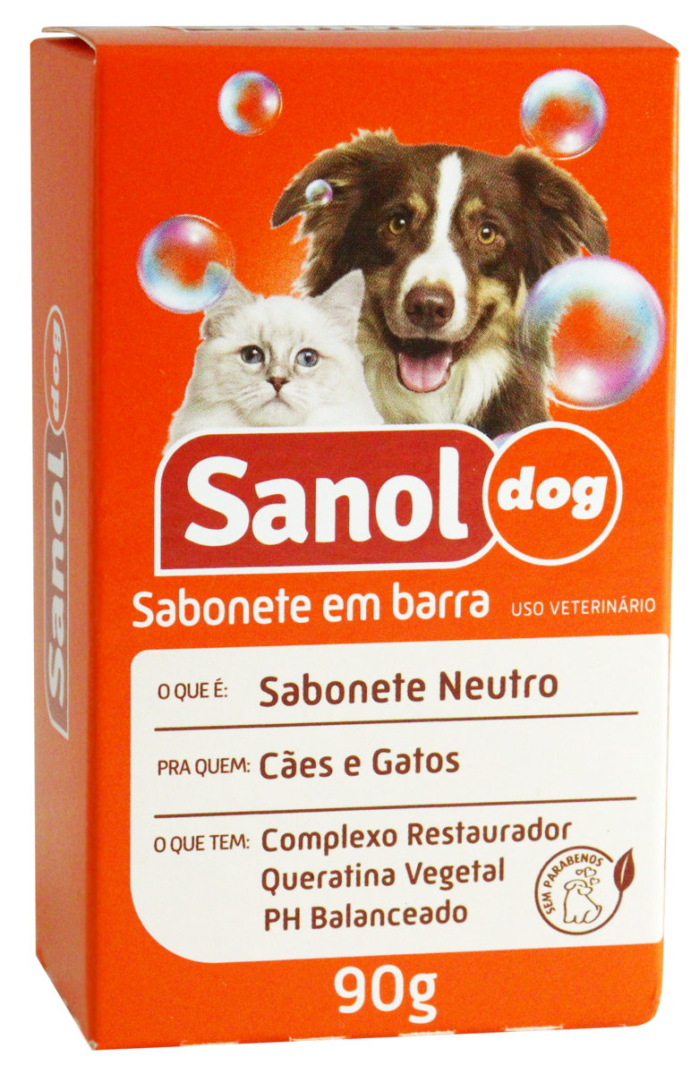 SABONETE NEUTRO EM BARRA P/ DOG 90G