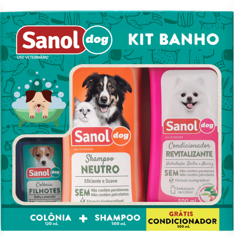 KIT BANHO SANOL DOG PROF 3UN