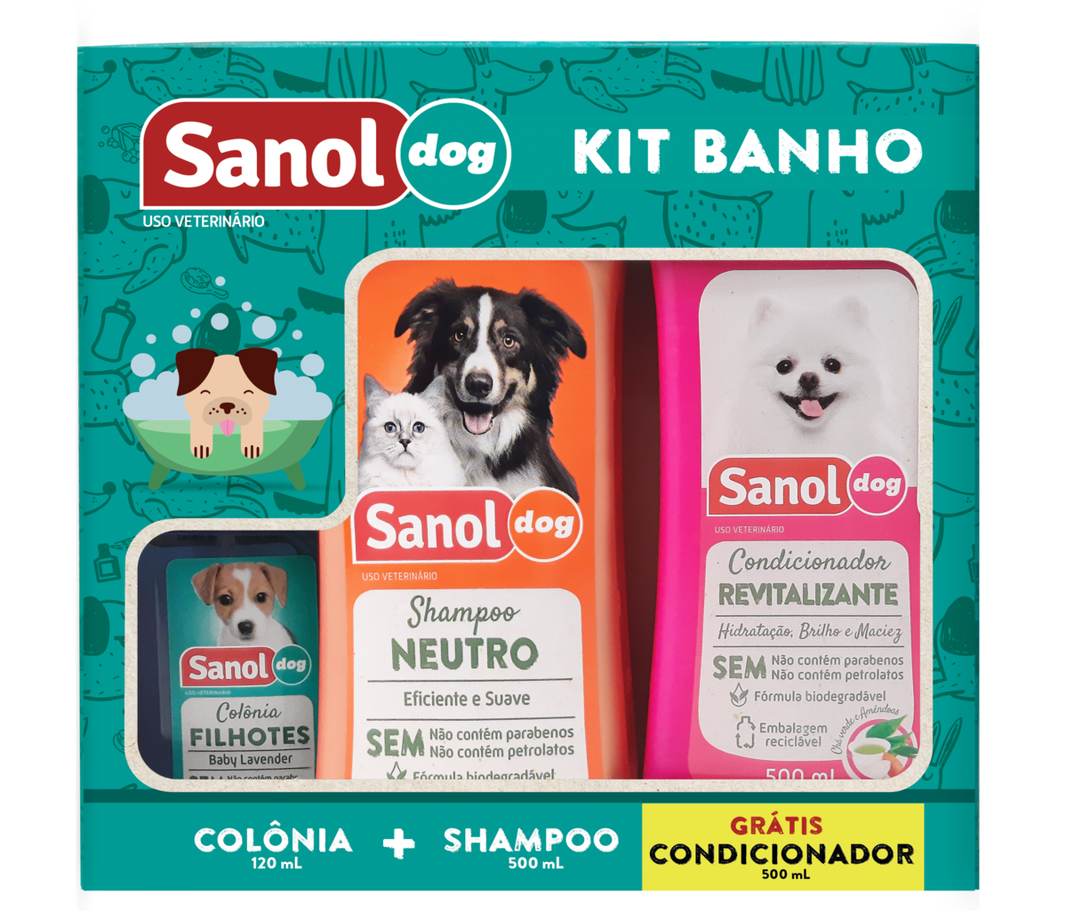 KIT BANHO SANOL DOG PROF 3UN