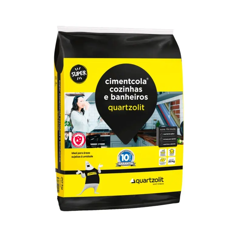 ARGAMASSA COZINHAS E BANHEIROS 20KG