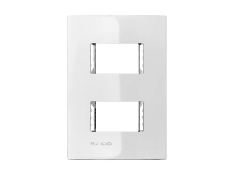 IRIS PLACA 4X2 2MOD C/SUPORTE