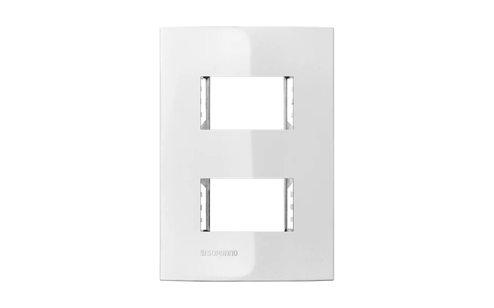 IRIS PLACA 4X2 2MOD C/SUPORTE