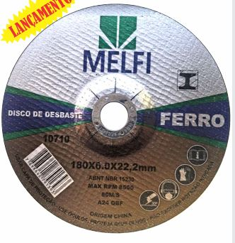 DISCO DE DESBASTE 7X1/4X7/8" METAL