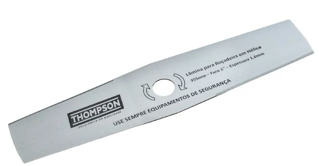 LAMINA P/ROCADEIRA 255MM 3 PONTAS FURO1″