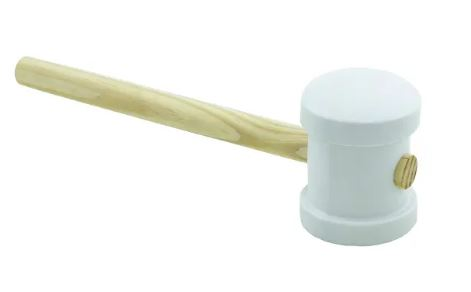 MARTELO BORRACHA 40MM PT CABO MADEIRA