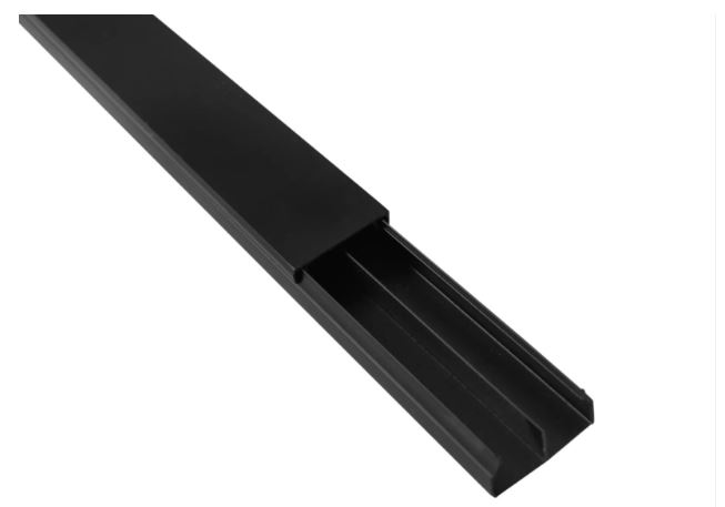 CANALETA 20X10X2000MM PT C/DIV C/FITA DF