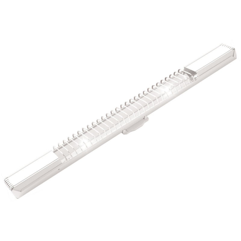 LUMIN SOB 2X36/40W C/ALET LED S/LAMP