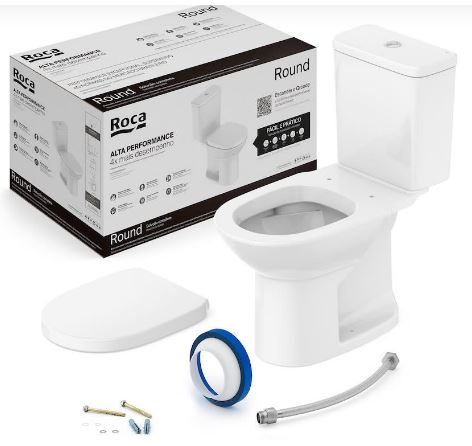 BACIA C/CX ACOP BR ROUND KIT COMP