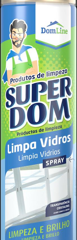 LIMPA VIDROS SPRAY SUPER  300ML 200G