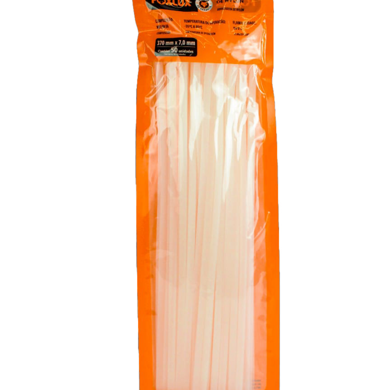 ABRACADEIRA NYLON BR 370X7,0MM 50UN